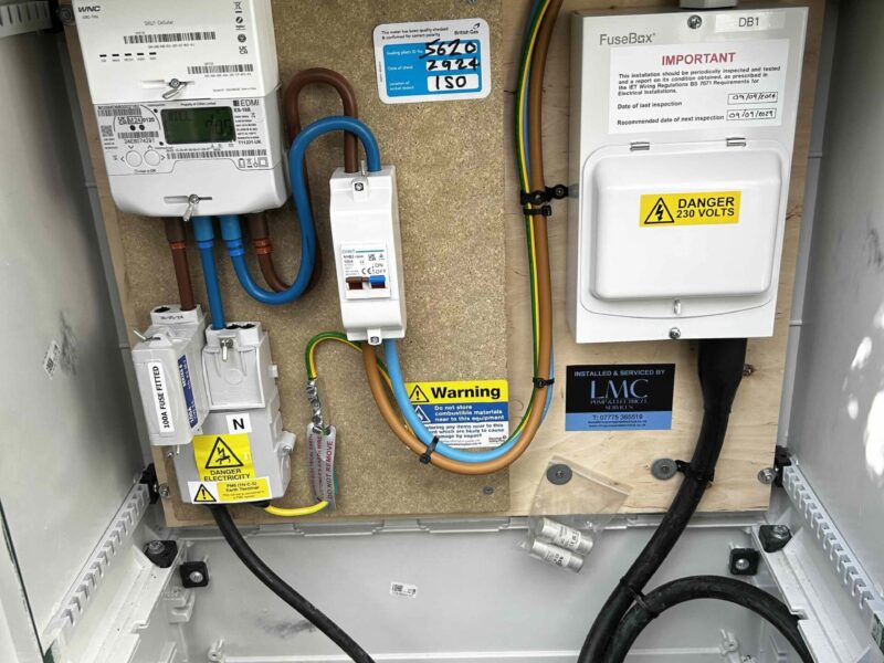 Fused isolator switch installed on a fresh UKPN supply